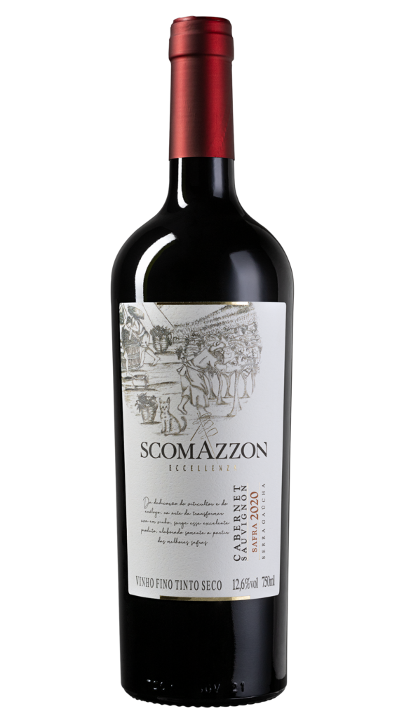 Foto com fundo transparente de Scomazzon Eccellenza Cabernet Sauvignon 2020