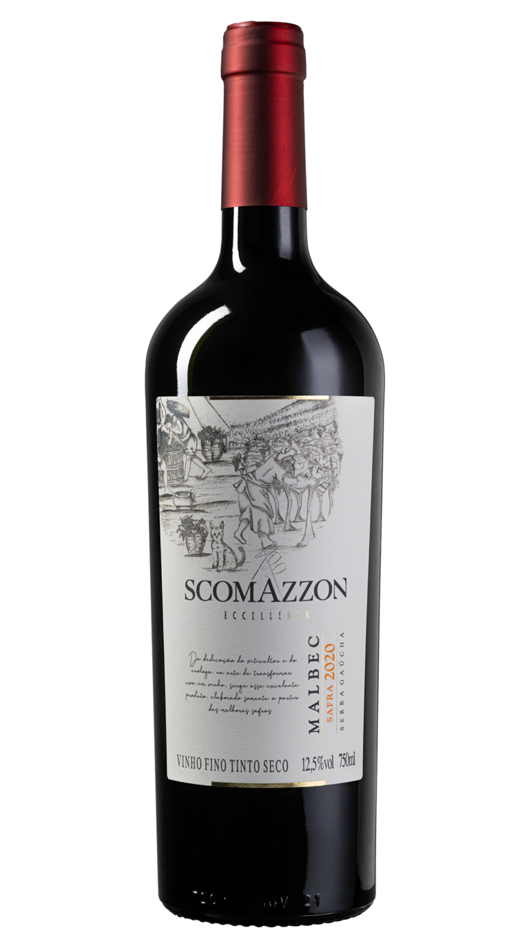 Foto com fundo transparente de Scomazzon Eccellenza Malbec 2020