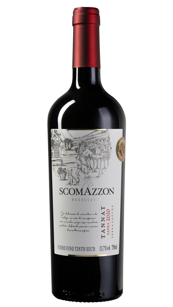 Foto com fundo transparente de Scomazzon Eccellenza Tannat 2020