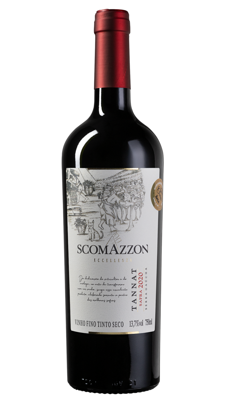 Foto com fundo transparente de Scomazzon Eccellenza Tannat 2020