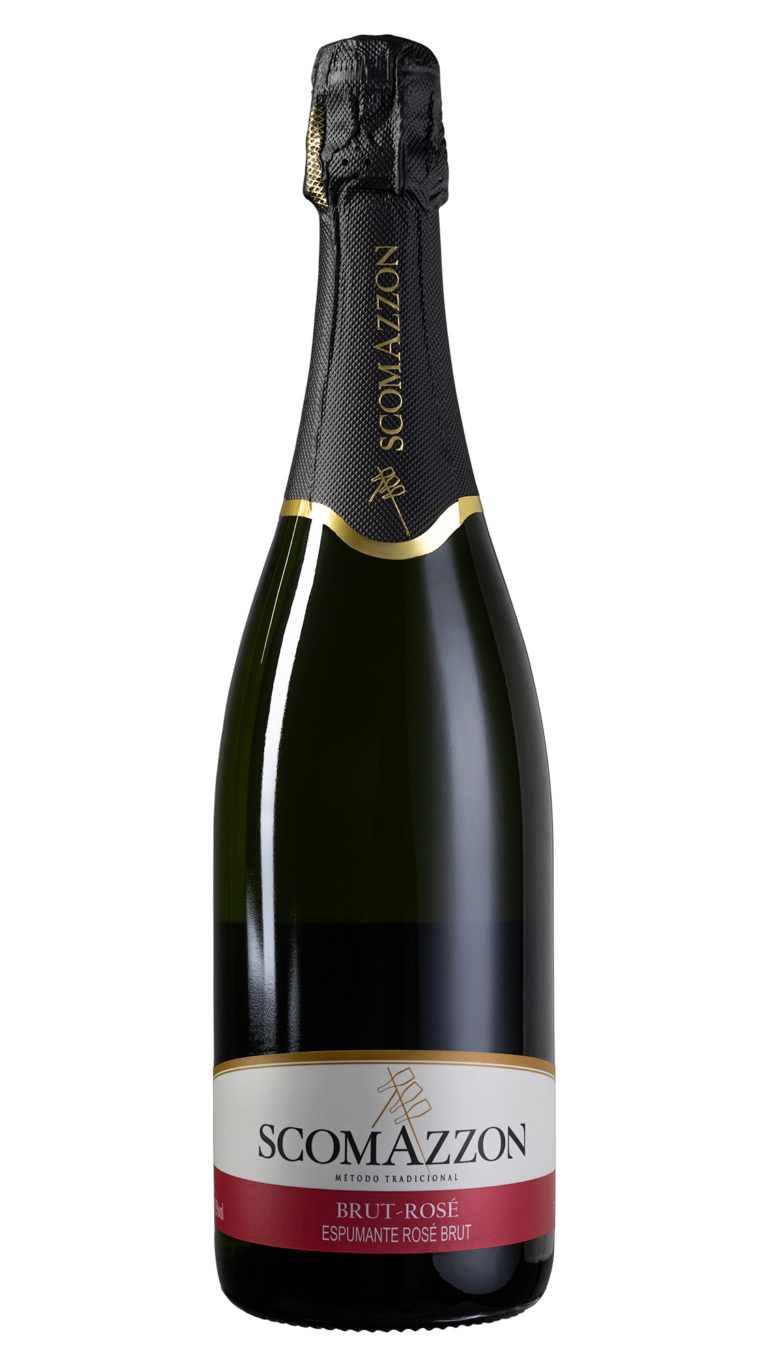 Foto com fundo transparente de Scomazzon Espumante Brut Rosé