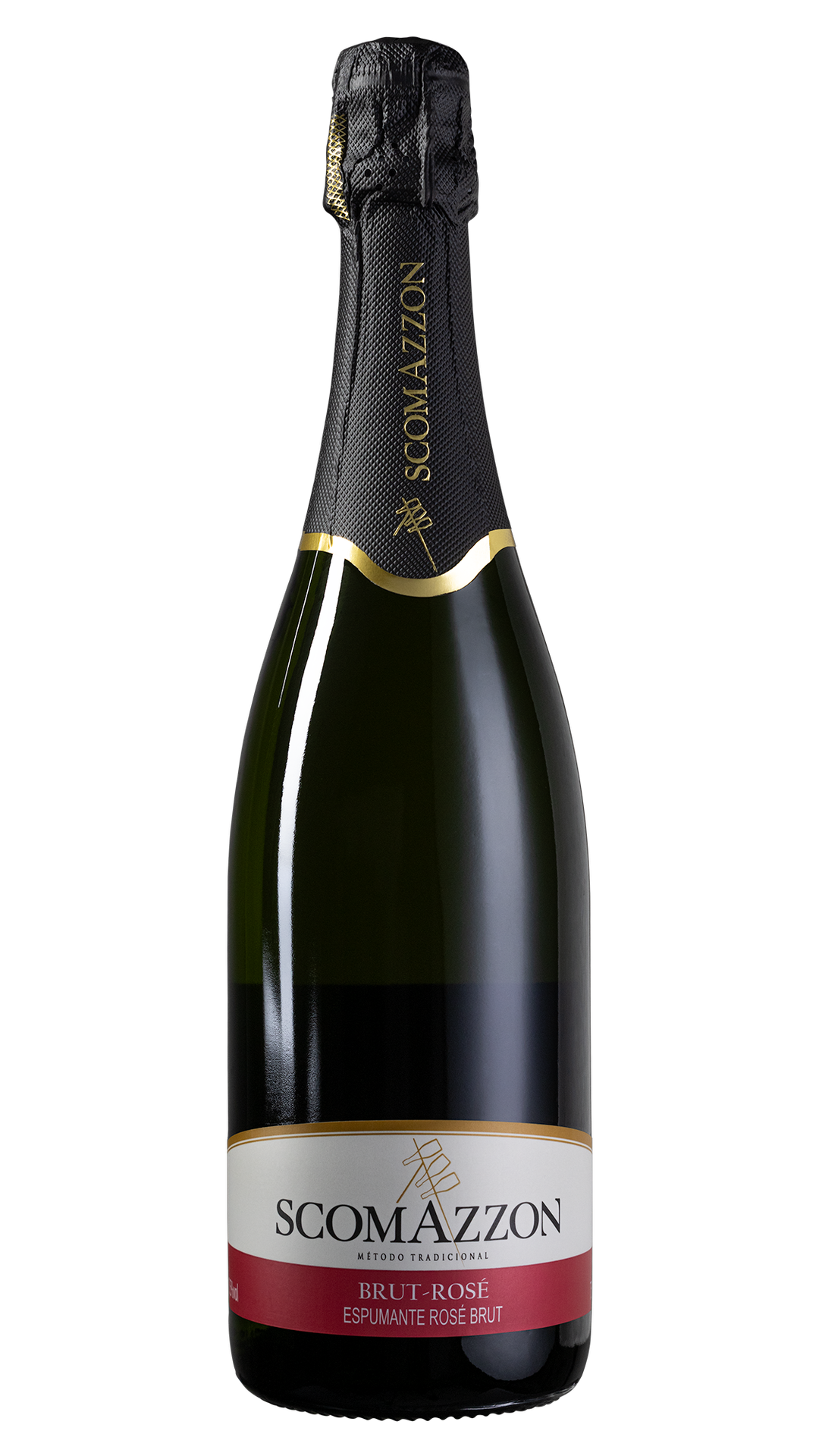 Foto com fundo transparente de Scomazzon Espumante Brut Rosé