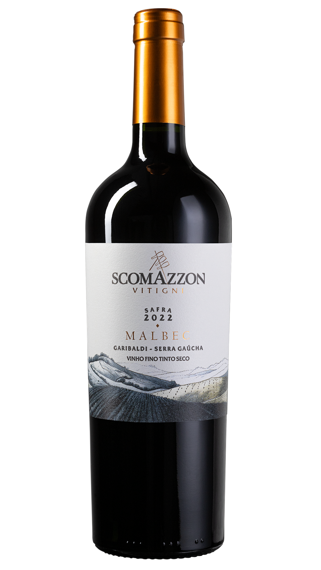 Foto com fundo transparente de Scomazzon Vitigni Malbec