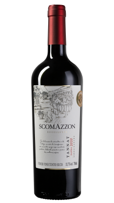 Foto com fundo transparente de Scomazzon Eccellenza Tannat 2020